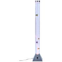 Stehleuchte Motion Sprudels Titanfarben - Titanfarben, Basics, Kunststoff (21,5/130/21,5cm)