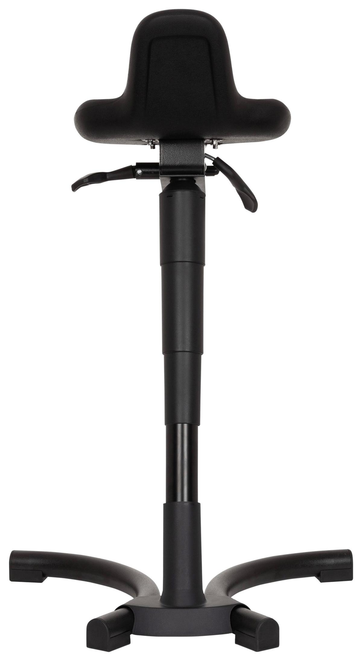 Stehhilfe Top Work 34 Pu - Schwarz, Basics, Kunststoff/Metall (56/75-92/47cm) - MID.YOU