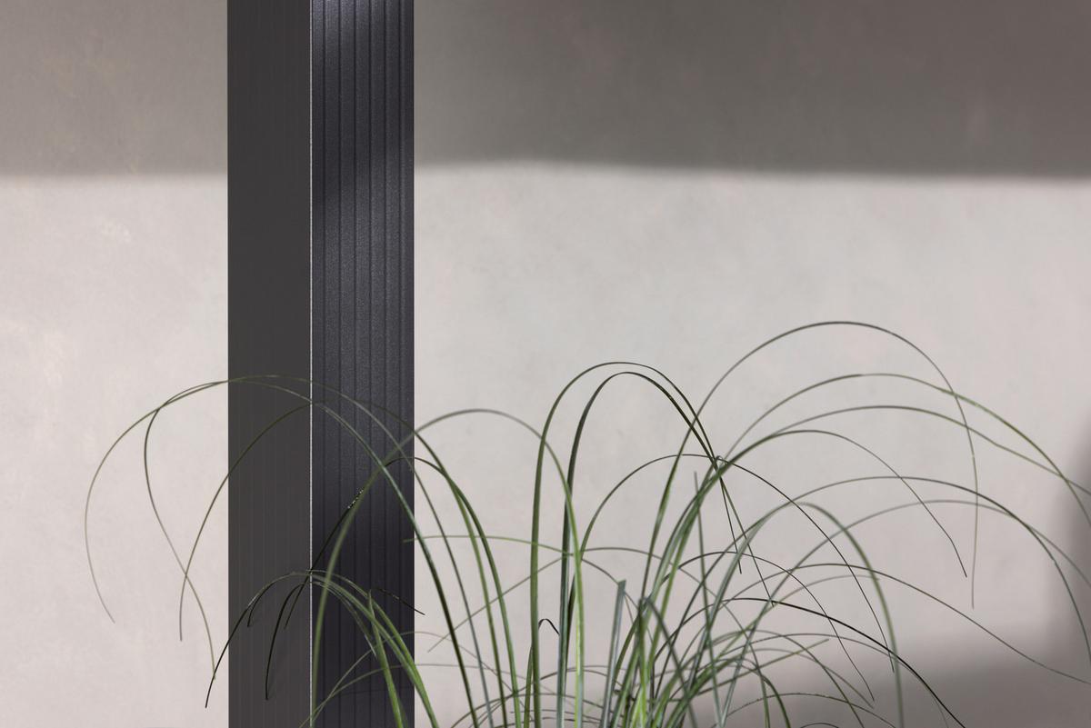 Pavillon Lazio 295x295cm , Gartenpavillon - Dunkelgrau, KONVENTIONELL, Textil/Metall (295/248/295cm) - Gardenson