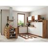 Küchenblock Hilde Inselküche 310 cm - Wildeiche/Weiß, Design, Holzwerkstoff (310-150cm) - Respekta