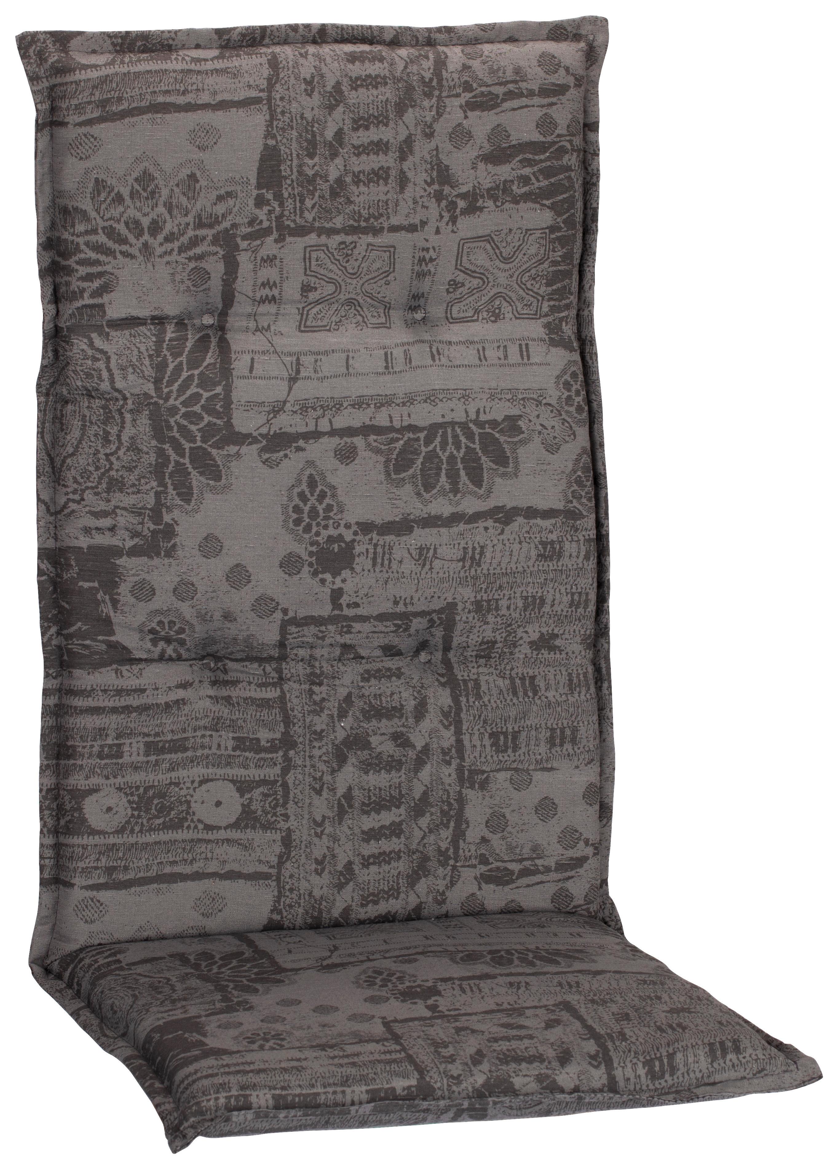 Niederlehner Auflage Genf 100x48 cm Grau - Grau, Basics, Textil (100/48/4cm) - Beo