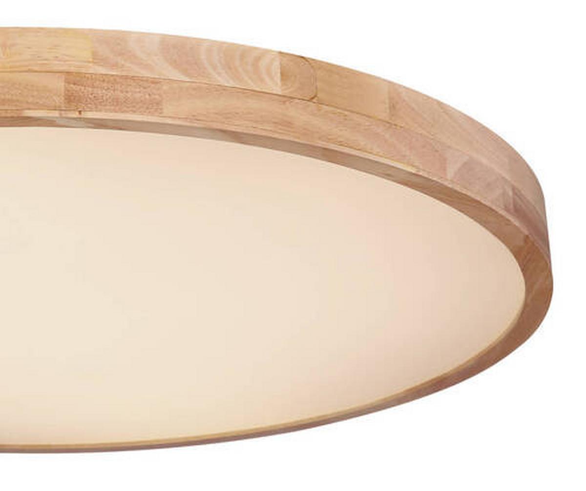 Led Mennyezeti Lámpa 41745-60 Rainer - natúr színű/fehér, Natur, műanyag/fém (80/10.5cm)