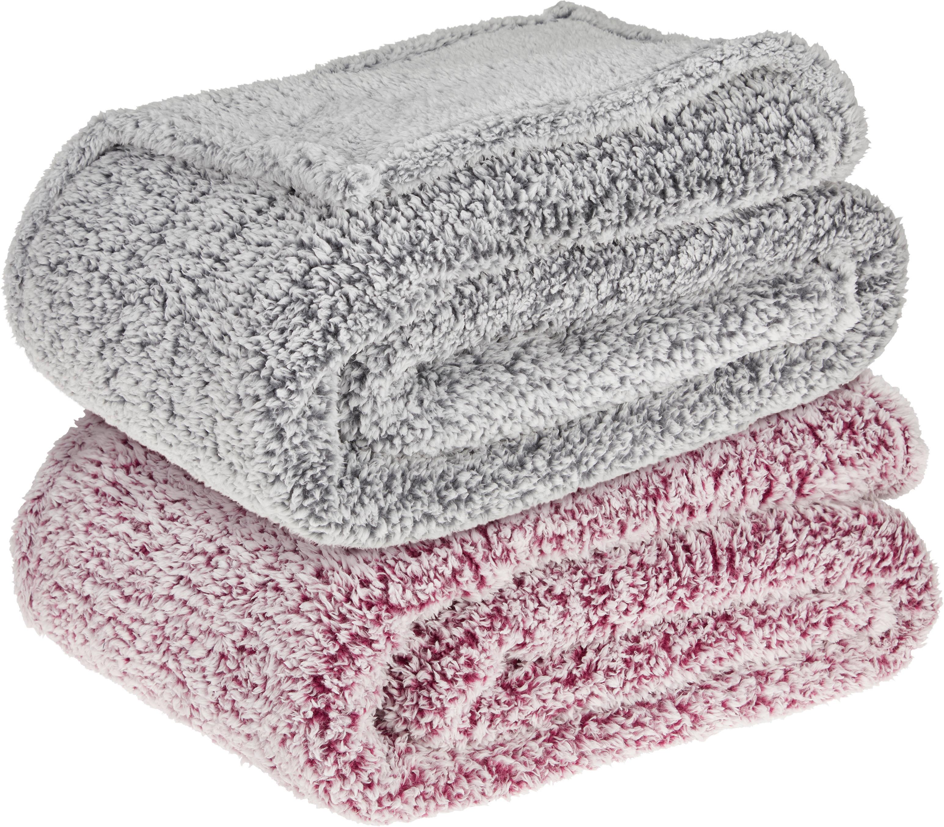 Kuscheldecke Carlotta - Anthrazit, MODERN, Textil (150/200cm) - Luca Bessoni