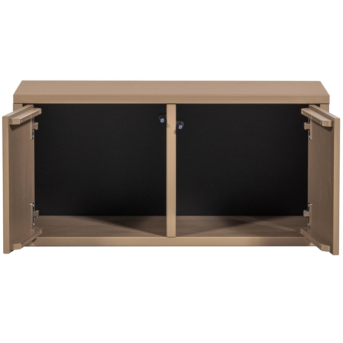 Garderobenbank Turner Schlammfarben B: 80 cm - Schlammfarben, Design, Holz (80/39/44cm) - Livetastic