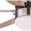 Deckenventilator Rivaldo D: 78 cm Nickelfarben - Buchefarben/Nickelfarben, Basics, Glas/Holz (78/35cm) Deckenventilator Rivaldo D: 78 cm Nickelfarben - Buchefarben/Nickelfarben, Basics, Glas/Holz (78/35cm)