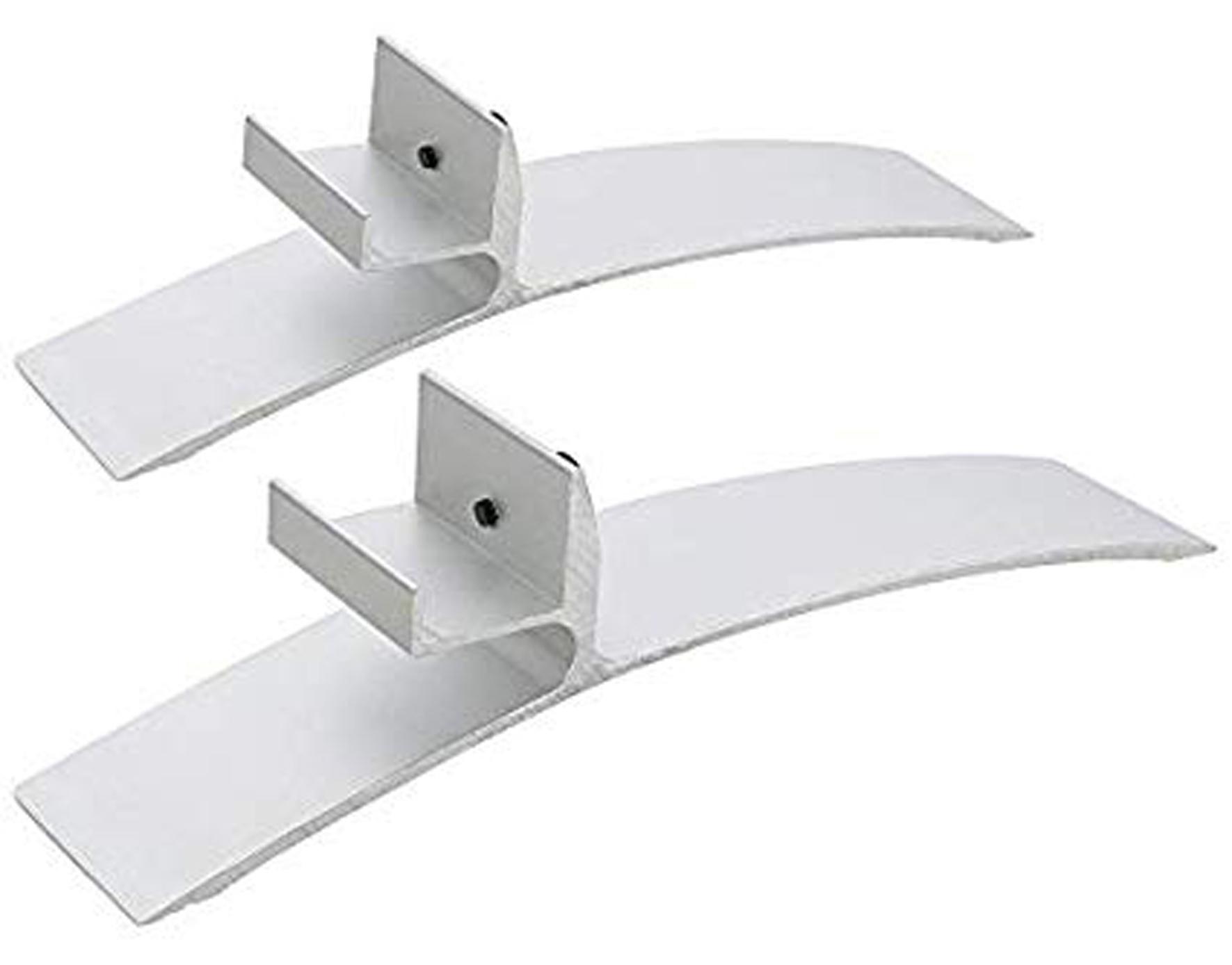 FUß FÜR IR PLATTEN ALUMINIUM WEISS