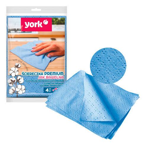 Száraz Törlőkendő York Törlőkendő - kék, Basics, textil (19/32/2cm)