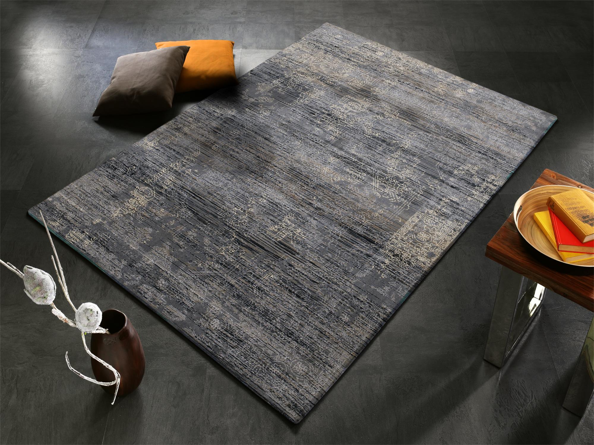 Webteppich Creme/Grau Wave Kontura 200x300 cm - Creme/Grau, Design, Textil (200/300cm) - Musterring
