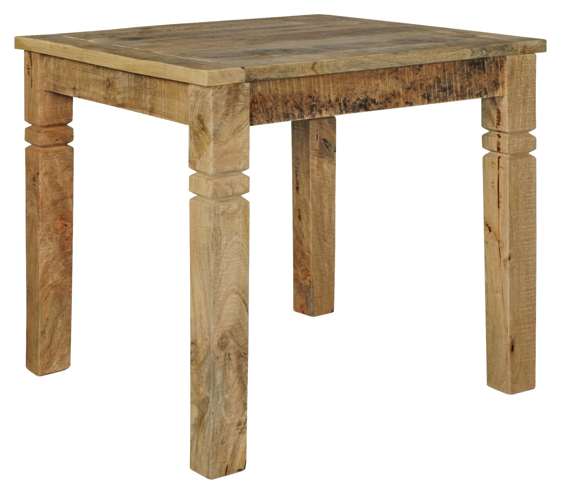 Esstisch Echtholz 80x80 cm Mango - Braun, MODERN, Holz (80/80/76cm) - MID.YOU