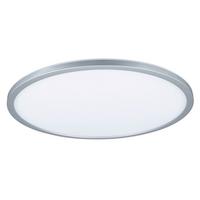 LED-Paneel Ø 29,3 cm Rund - Chromfarben, Basics, Kunststoff (29,3/2,8cm) - Paulmann