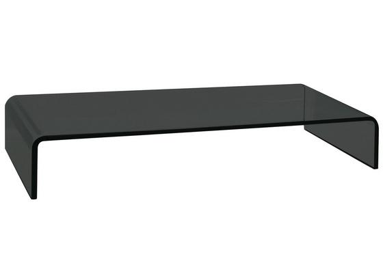 Tv Nástavec Hagen - černá, Moderní, sklo (90/11/25cm) Tv Nástavec Hagen - černá, Moderní, sklo (90/11/25cm)
