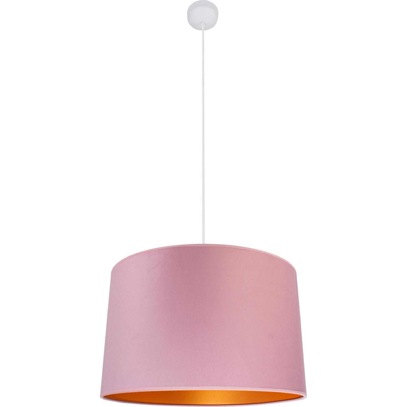 Hängeleuchte 8552222 Classic - Zartrosa - Rosa/Weiß, Basics, Holz (40/100cm)