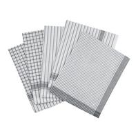 SADA UTIEROK NA RIAD Klaus, 50/70cm,5ks - modrá/sivá, Konventionell, textil (50/70cm) - Modern Living