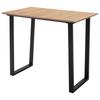 Esstisch La Serena 120x70 Cm Eiche Dekor/schwarz - Wildeiche/Schwarz, MODERN, Holzwerkstoff/Metall (120/95/70cm) - MID.YOU