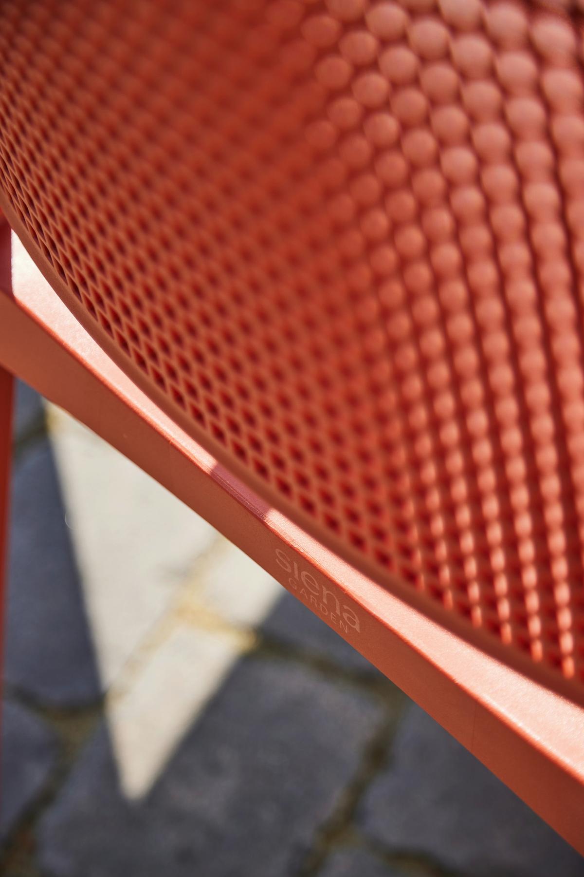 Gartensessel-set T20373 - Rot, Basics, Kunststoff (57/80/56cm) - Siena Garden