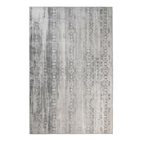 Webteppich Alaska Grau/Weiß 120x170 cm - Weiß/Grau, LIFESTYLE, Textil (120/170cm) - WECON HOME