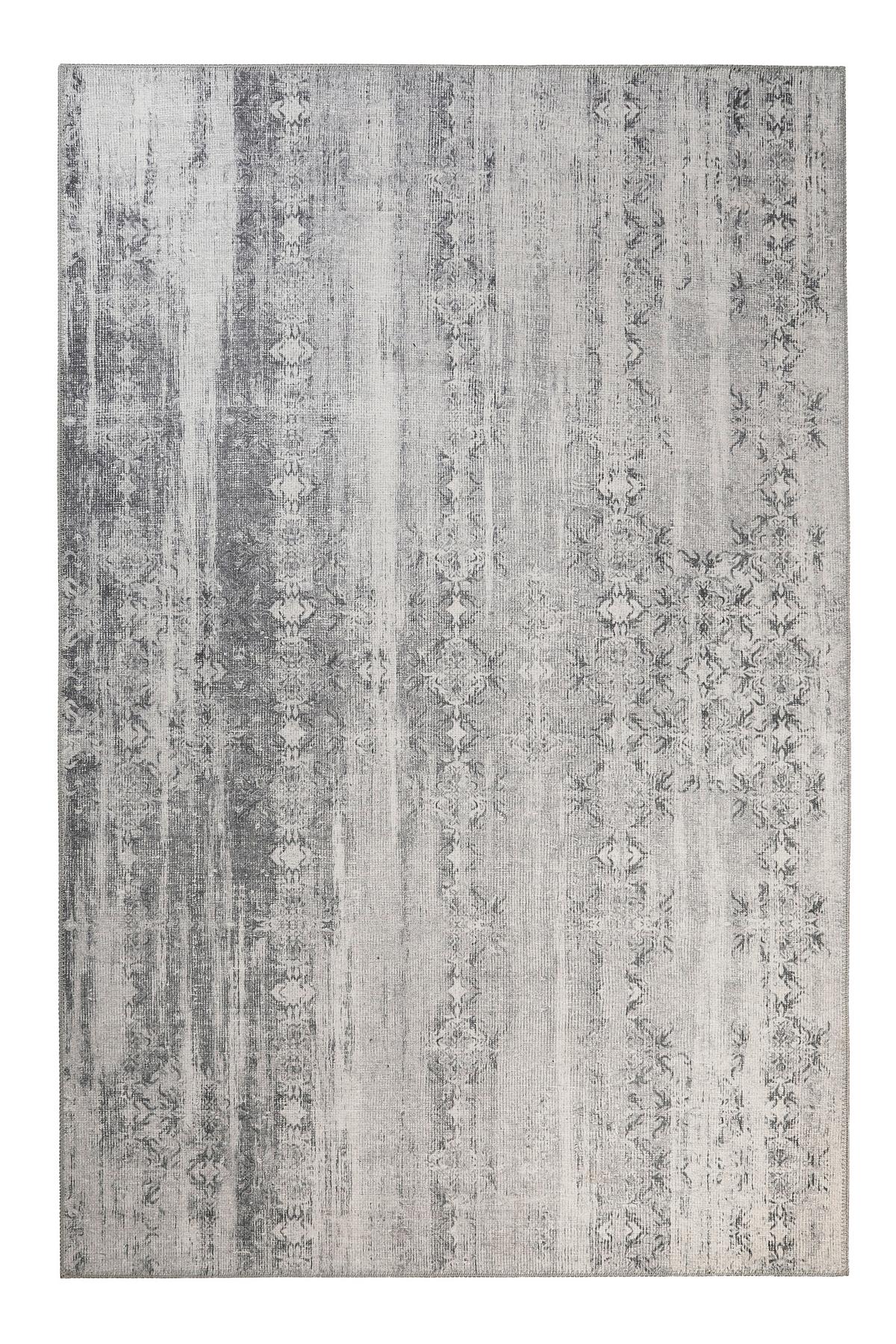 Webteppich Alaska Grau/Weiß 120x170 cm - Weiß/Grau, LIFESTYLE, Textil (120/170cm) - WECON HOME