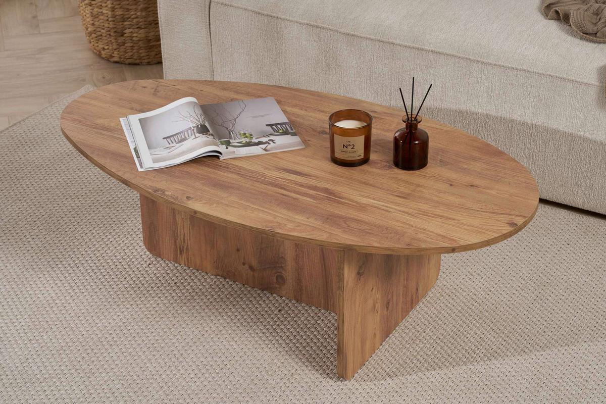 Couchtisch Orba Pinienfarben L: 120cm - Pinienfarben, Design, Holzwerkstoff (120/40/65cm) - MID.YOU