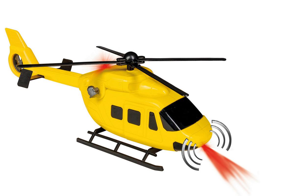 Hubschrauber Max - Gelb, Basics, Kunststoff (30 cm/15 cm/11 cmcm)