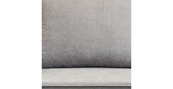 Boxspringsofa mit Schlaffunkt. und Bettkasten Mona Hellgrau - Hellgrau, MODERN, Textil (208/100/106cm) - Luca Bessoni