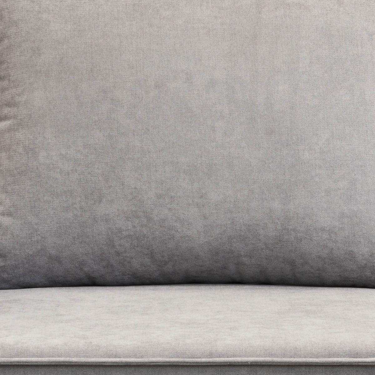 POHOVKA BOXSPRING Mona, sivá - svetlosivá, Modern, textil (208/100/106cm)