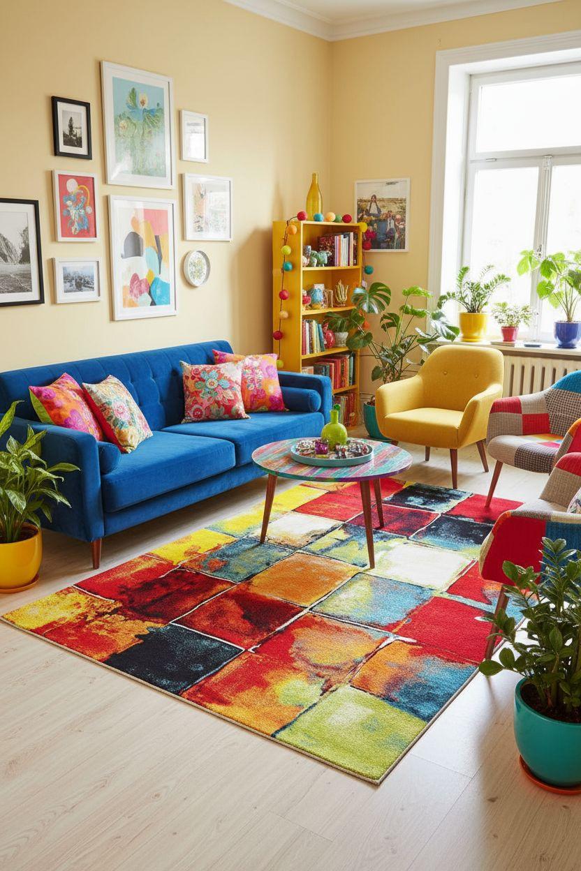 Webteppich Belis 20739 - Multicolor, KONVENTIONELL, Textil (120/170cm)