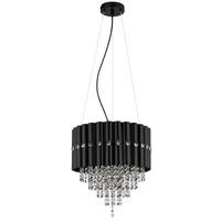 Hängeleuchte 63149-3 Eleos - Klar/Grau, Design, Glas/Kunststoff (40/150cm) - Globo