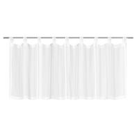 ZÁCLONA KRÁTKÁ Louis, 50/145 cm, bílá,šedá - šedá/bílá, Konvenční, textil (50/145cm) - Modern Living