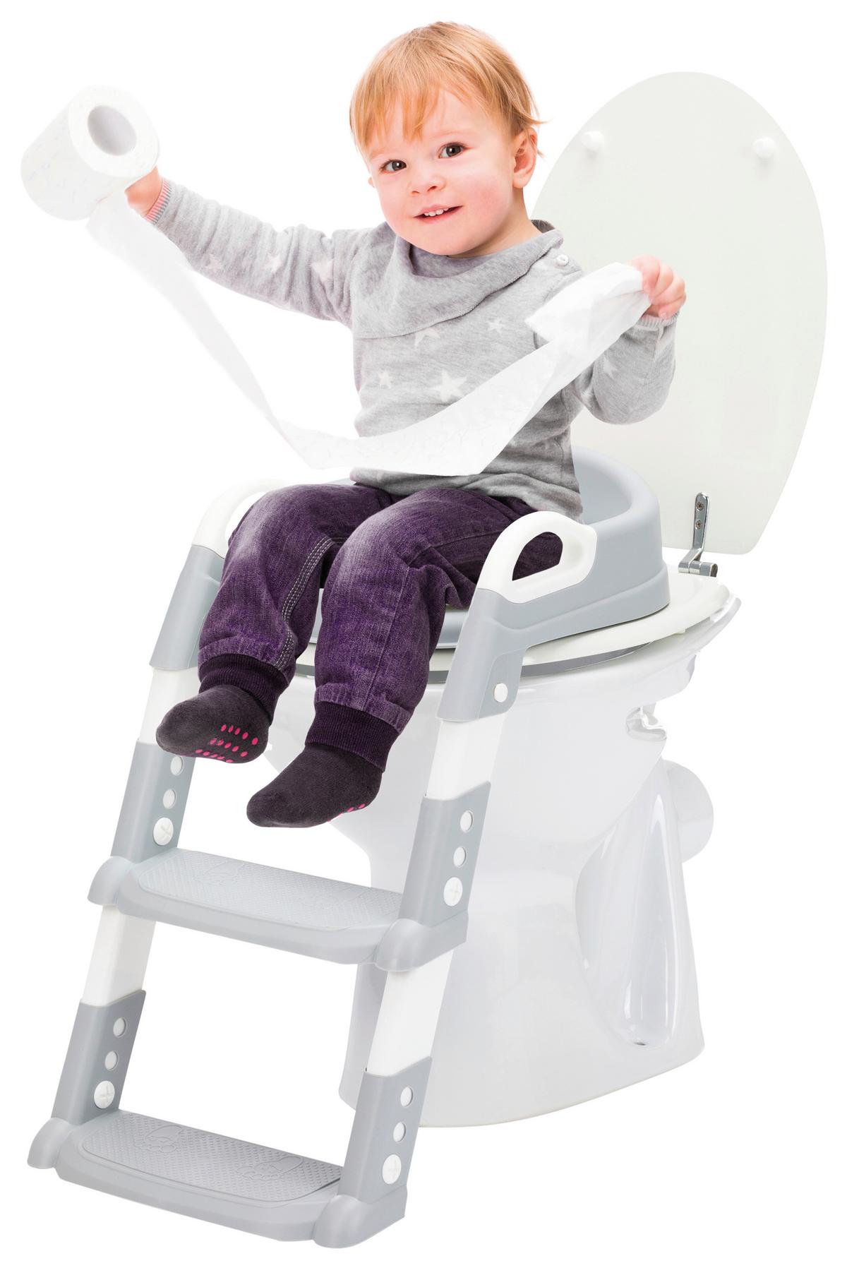 Toilettentrainer Ben - Graugrün, LIFESTYLE, Kunststoff (21/50cm) - Fillikid