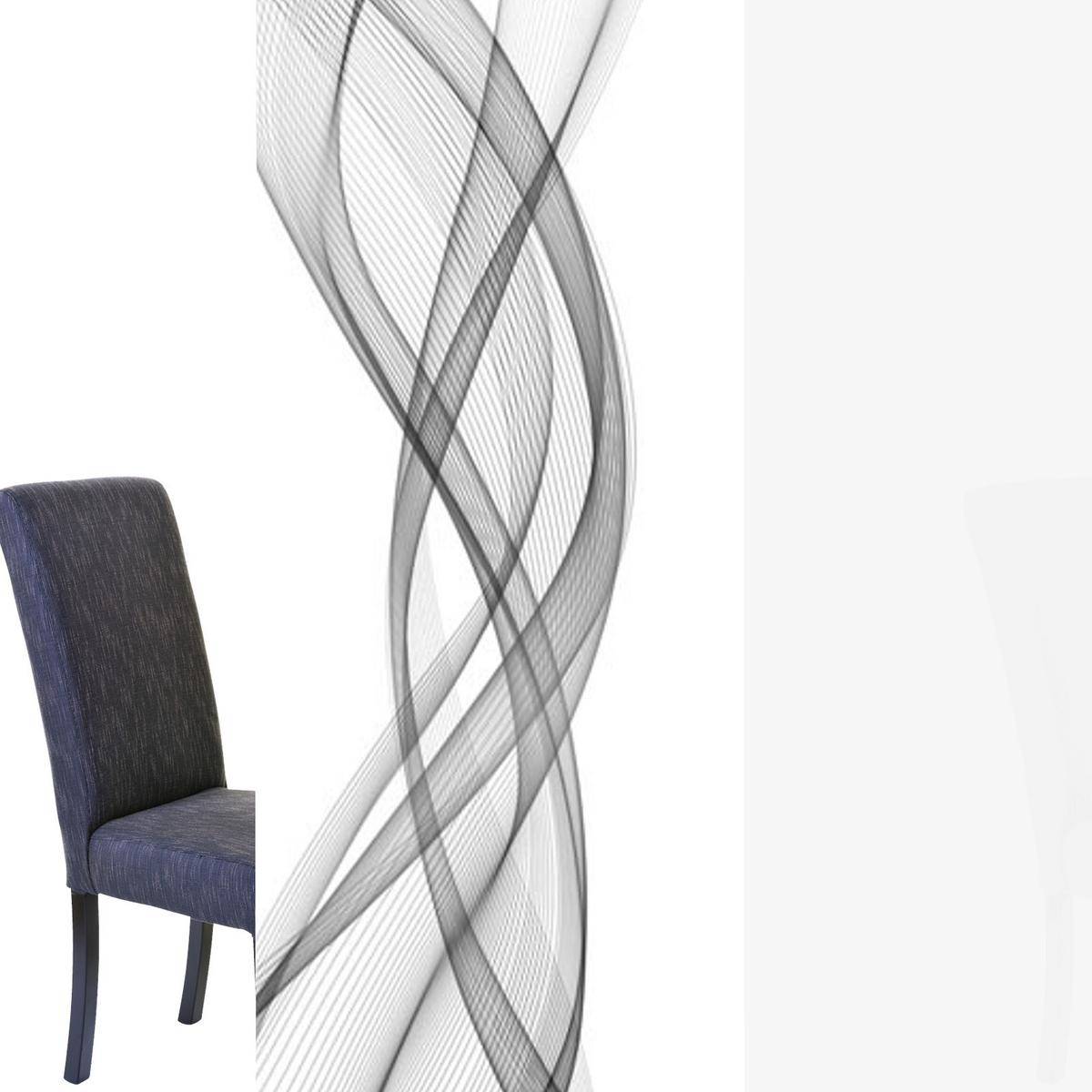 Flächenvorhang 5-Tlg. Ferrola B: 60 cm, Grau/Weiß - Grau, Basics, Textil (60/245cm)