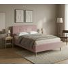Polsterbett Rossva Lf: 200x200 Rosa - Pink/Eichefarben, MODERN, Holz/Textil (200/200cm) - MID.YOU