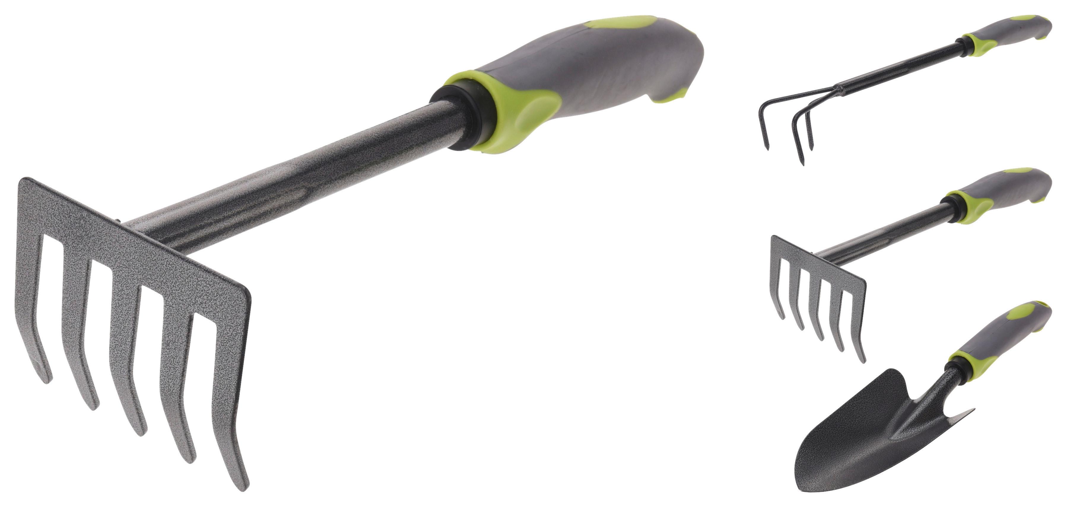 Diverse Gartengeräte Bobby - Schwarz/Grün, Basics, Metall (24/4,2/8cm)