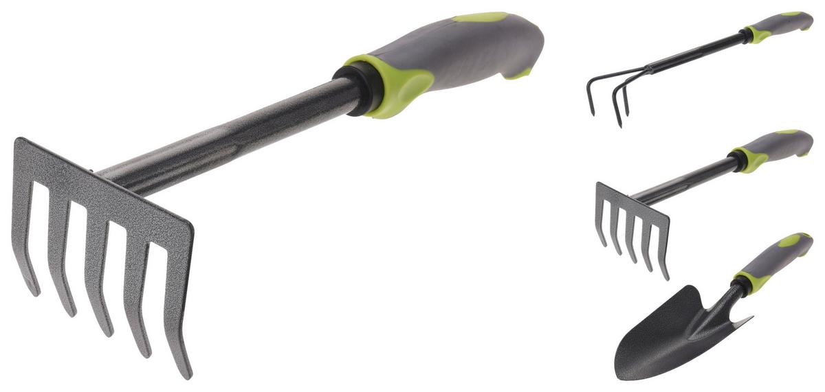 Diverse Gartengeräte Bobby - Schwarz/Grün, Basics, Metall (24/4,2/8cm)