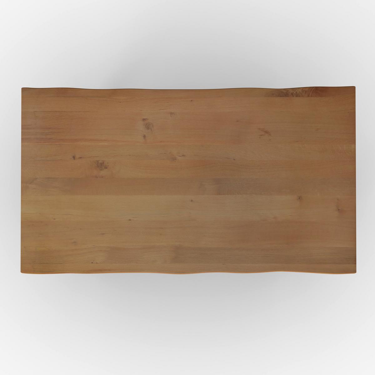 Jedálenský stôl Dan, š: 180 cm - čierna/farba duba, Modern, kov/drevo (180/90/76cm) - Bessagi Home