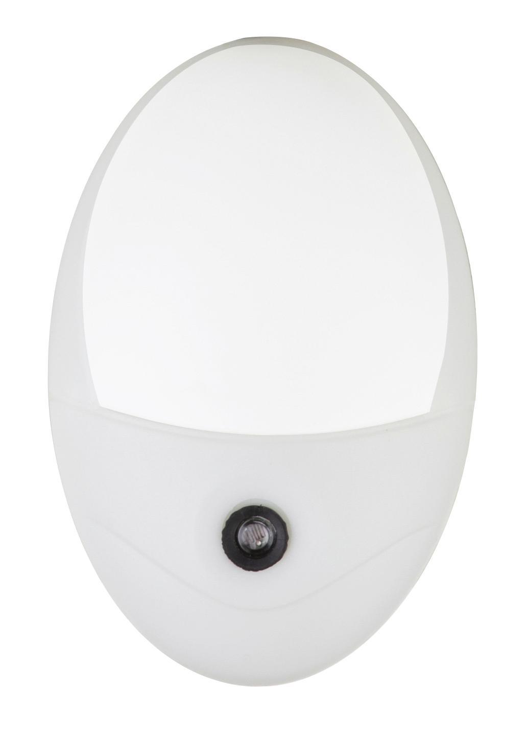 Nachtlicht Bea - Opal/Weiß, KONVENTIONELL, Kunststoff (7,5/6,5/10cm) - Homezone