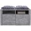 Garderobenbank Simple - Hellgrau/Schwarz, MODERN, Holzwerkstoff (90/49/38cm) Garderobenbank Simple - Hellgrau/Schwarz, MODERN, Holzwerkstoff (90/49/38cm)