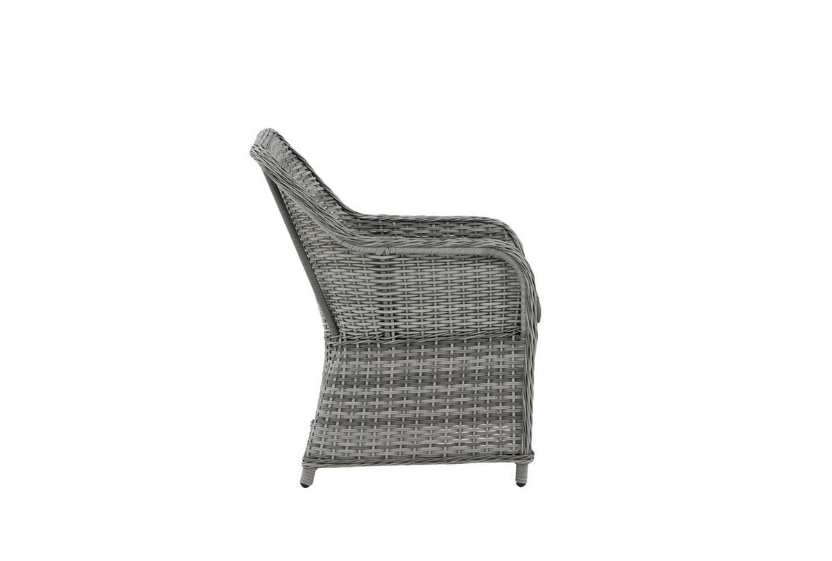 Gartenstuhl-Set Vikelund - Grau, KONVENTIONELL, Textil/Metall (65/92/75cm) - Gardenson