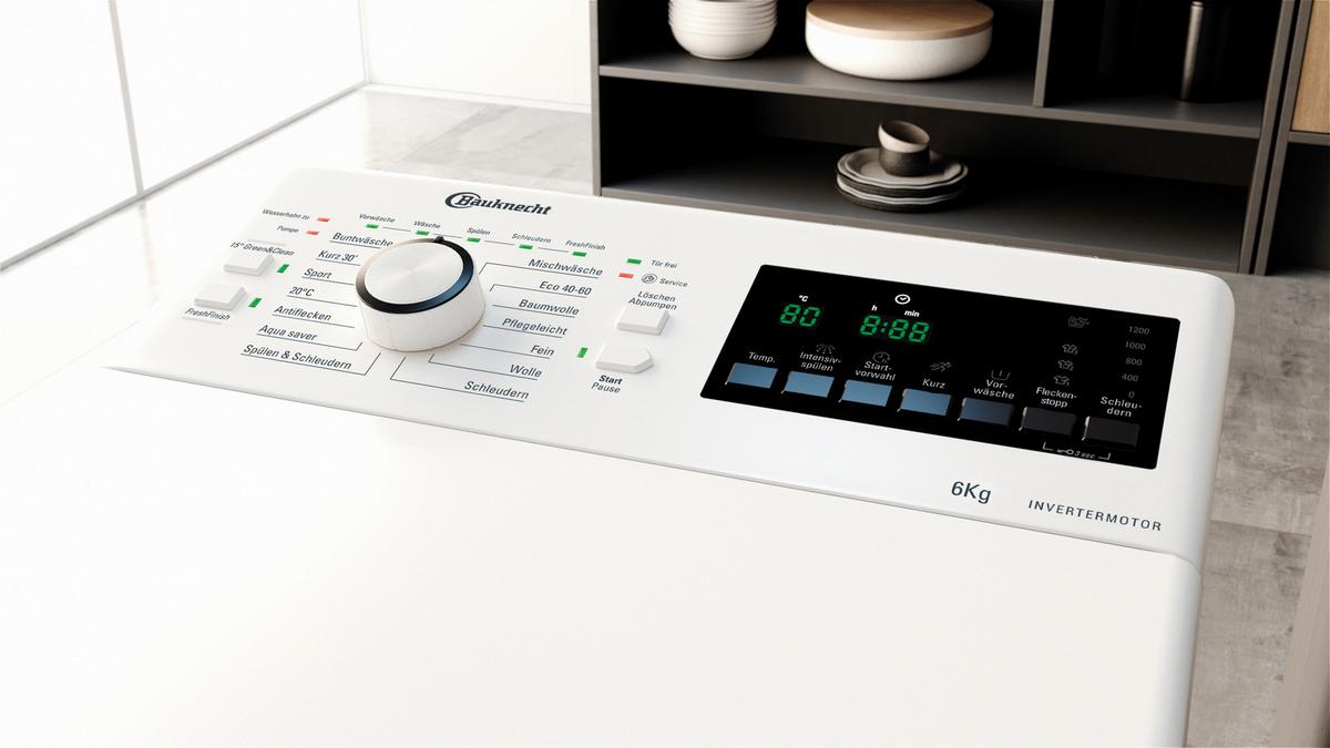 Waschmaschine Wmt Bk 126 B - Weiß, Trend, Kunststoff/Metall (40/90/60cm) - Bauknecht