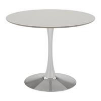 JÍDELNÍ STŮL CAITLYN - barvy chromu, Design, kov/dřevo (100/75/100cm) - Mömax