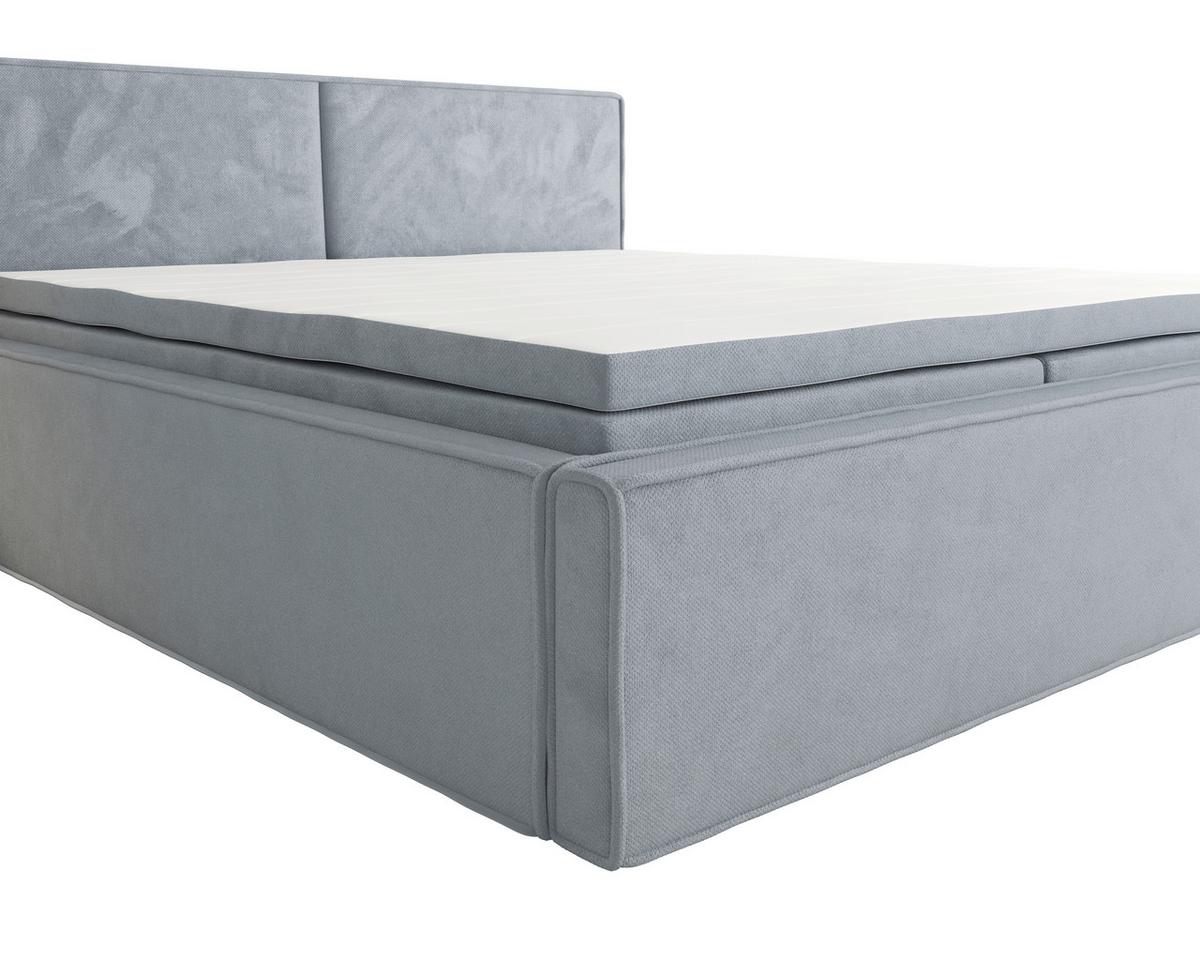 Boxbett Zako 4 Grau LF: 180x200cm - Grau, MODERN, Textil (180/200cm) - MID.YOU