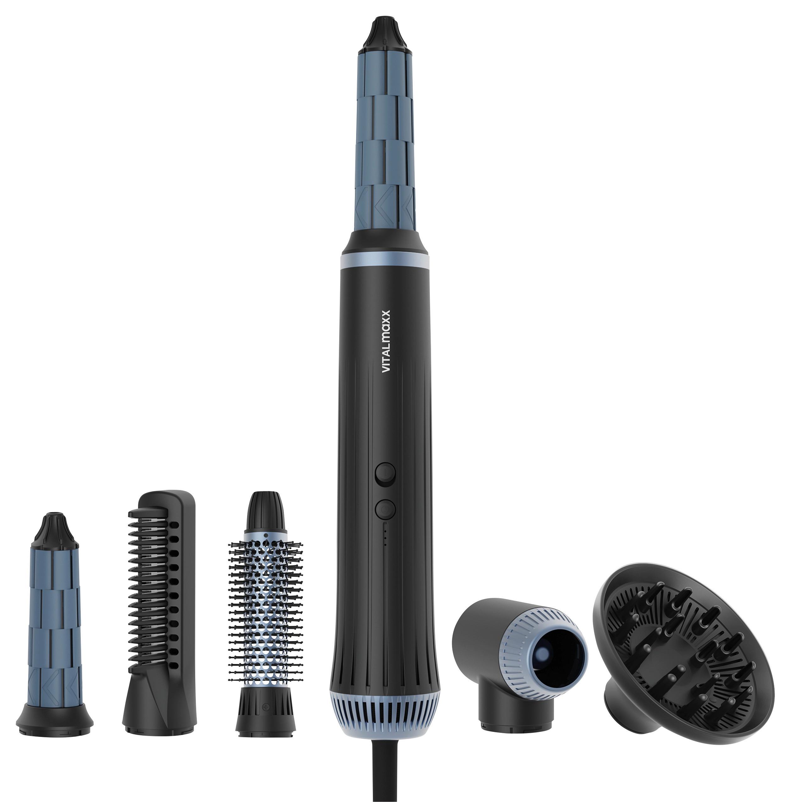 Haarstylingset 12750 - Schwarz/Grau, Basics, Kunststoff (27,5cm)