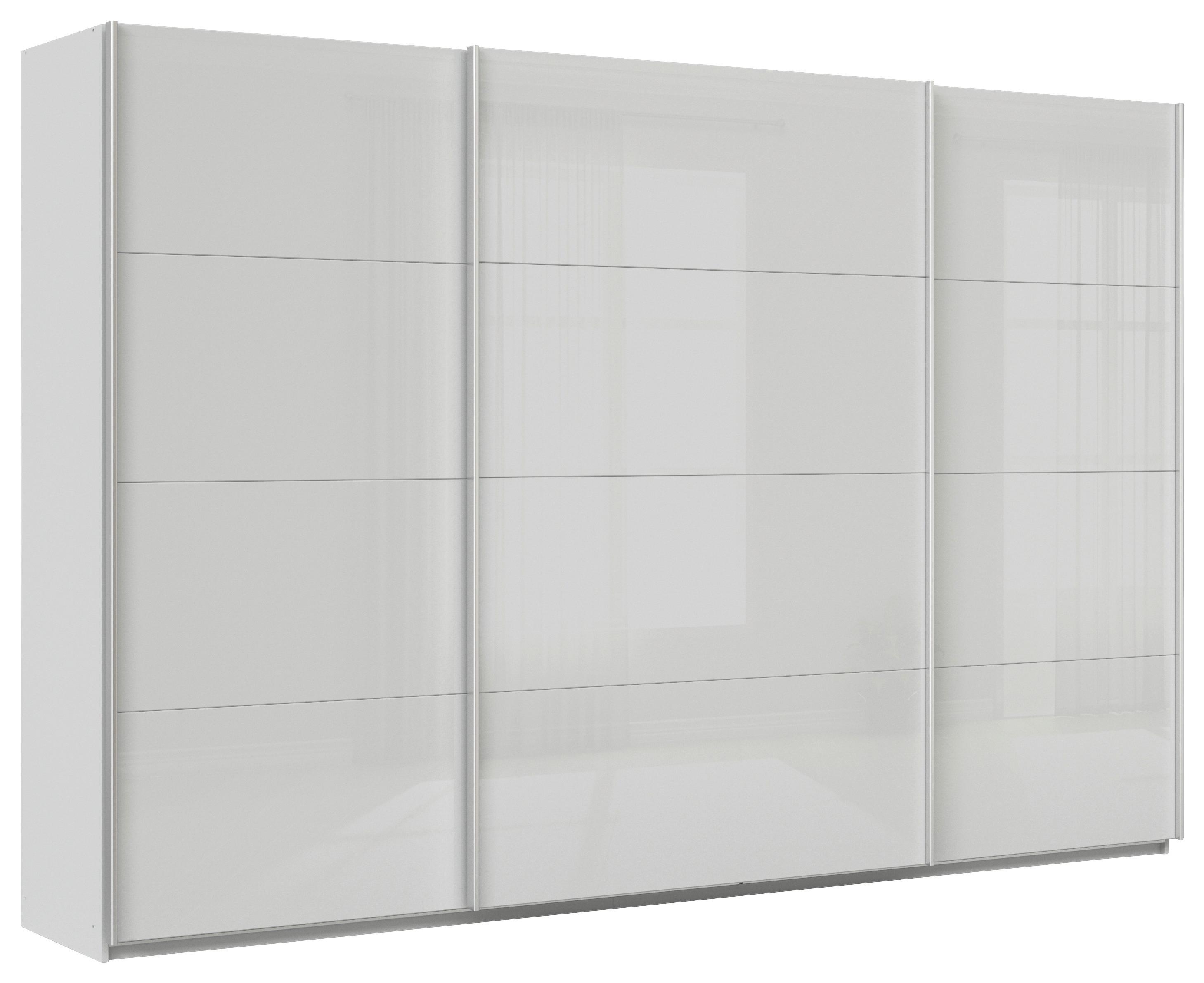 Schwebetürenschrank B: 315cm Feldkirch Seidengrau