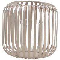 Svietnik JOLA - béžová, Modern, kov/sklo (19/18,5cm) - Mömax