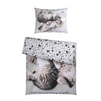 Ágyneműhuzat-garnitúra Cat - Modern, textil - Luca Bessoni