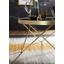 Couchtisch mit Glasplatte + Stahlbeine Dana, Schwarz/Gold - Goldfarben/Schwarz, Design, Glas/Metall (82/82/39cm) - Livetastic Couchtisch mit Glasplatte + Stahlbeine Dana, Schwarz/Gold - Goldfarben/Schwarz, Design, Glas/Metall (82/82/39cm) - Livetastic