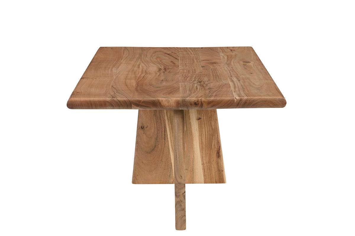 COUCHTISCH Akazie Natur B: 130cm - Naturfarben, Design, Holz (130/70/45cm) - MID.YOU
