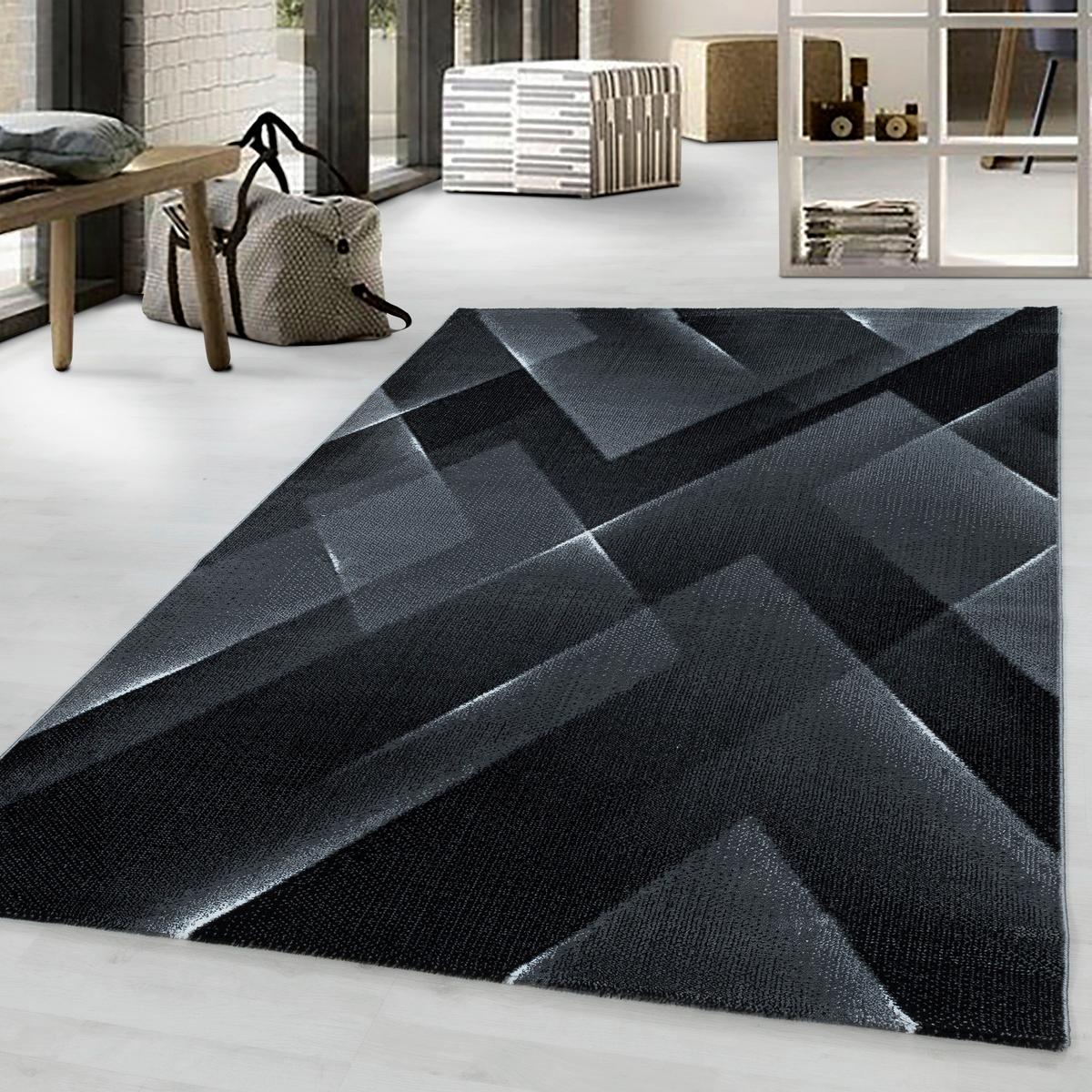 Webteppich Schwarz Naturfaser Costa 80x150 cm - Schwarz, Design, Textil (80/150cm)
