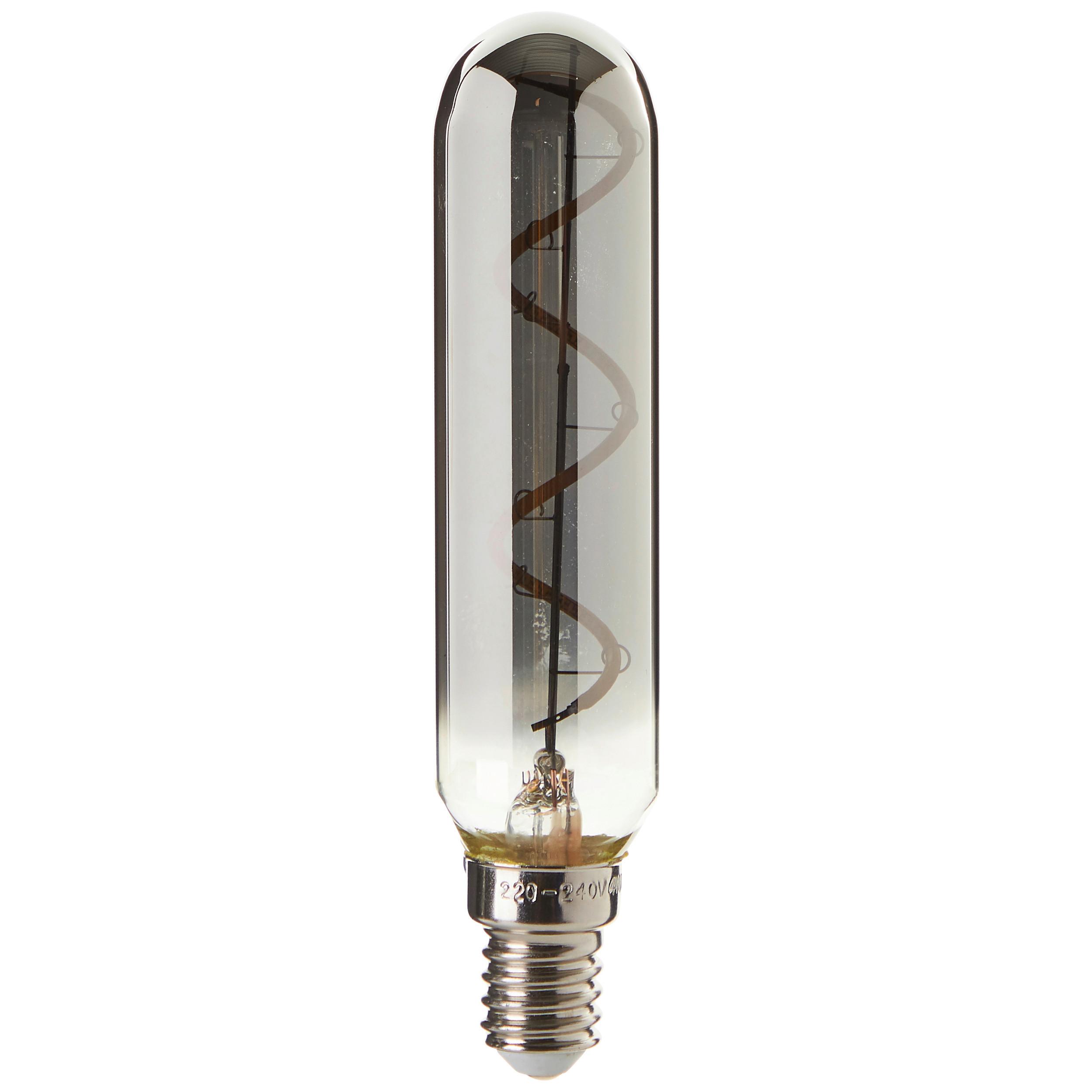 LED-Filament-Leuchtmittel 98856/93 - Grau, Basics, Glas/Metall (2,5/12cm) - Brilliant