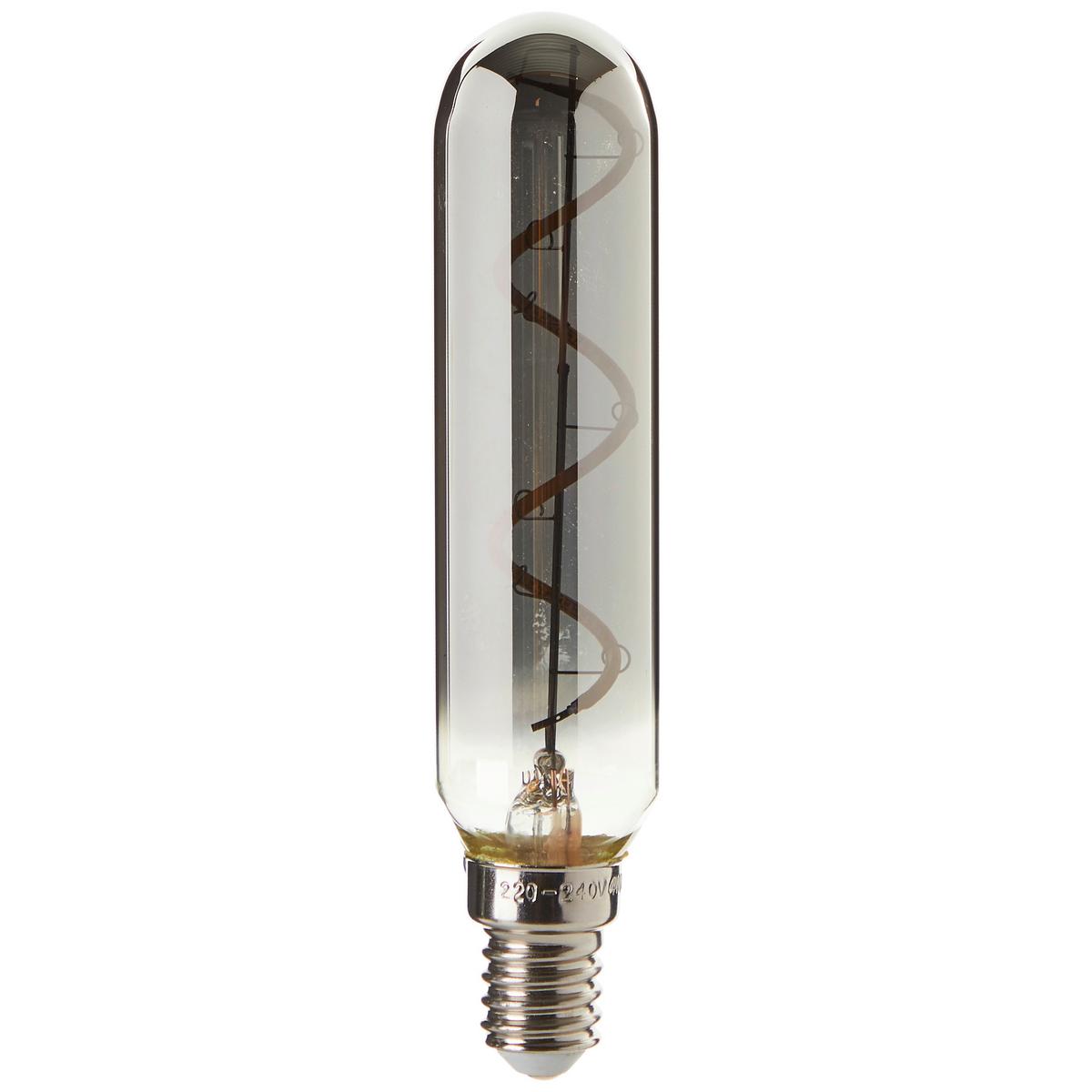LED-Filament-Leuchtmittel 98856/93 - Grau, Basics, Glas/Metall (2,5/12cm) - Brilliant