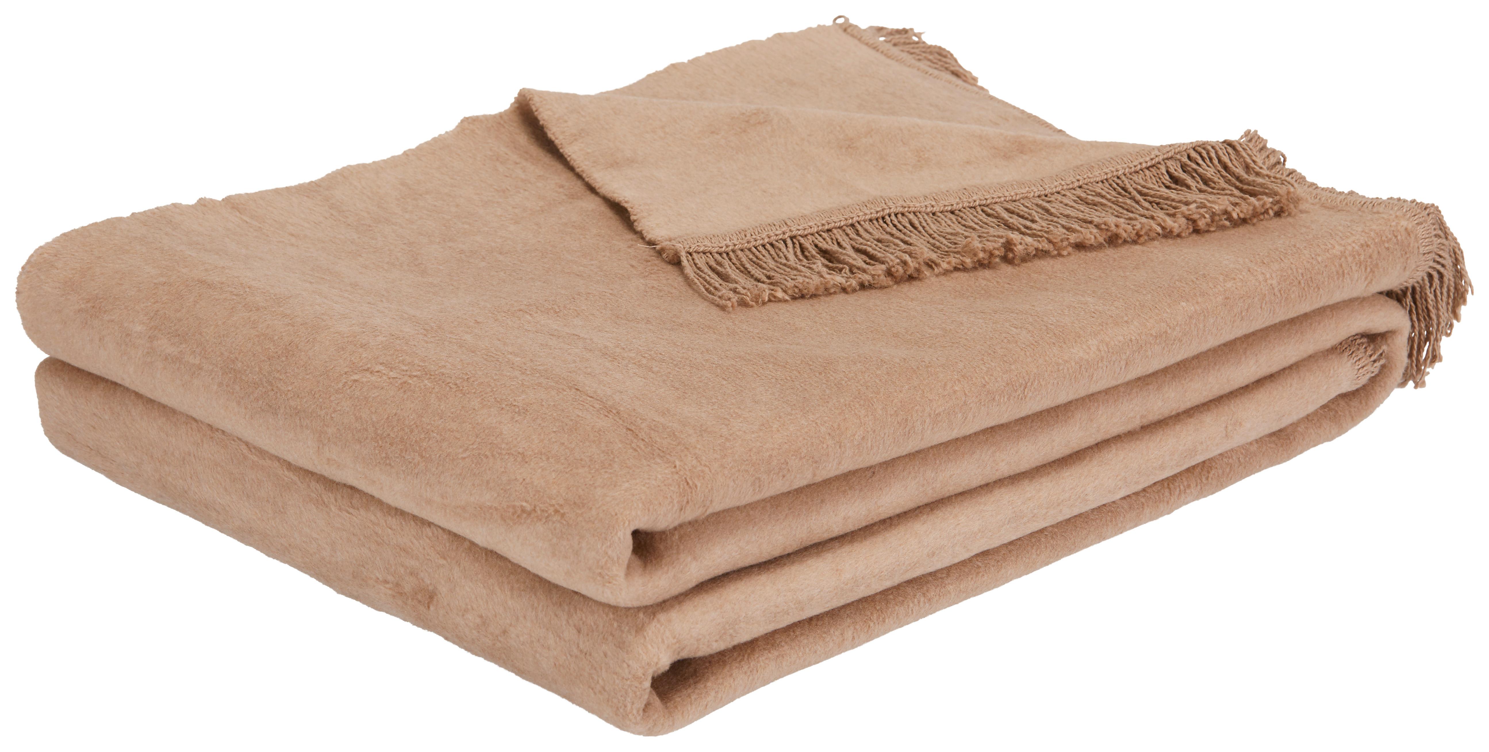 DEKA EL SOL, 150/200cm, sv.hnědá - světle hnědá, textil (150/200cm) - Modern Living